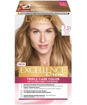 L'Oréal Paris Excellence 7.31 Blond Gylden Beige