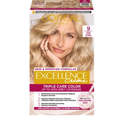 L'Oréal Paris Excellence Creme Permanent Color - 9 Very Light Blonde