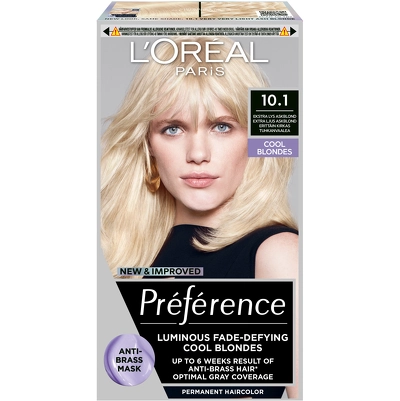 L'Oréal Paris Préférence Cool Blondes Permanent Hair Color - 10.1 Extra Light Ash Blonde