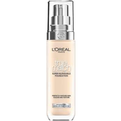 L'Oréal Paris Cosmetics True Match Foundation 30 ml - 1.W
