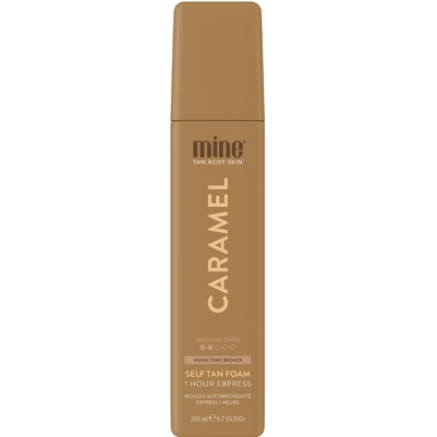 Minetan Caramel Medium Dark Self Tan Foam 200 ml