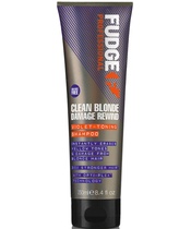 Fudge Clean Blonde Damage Rewind Toning Shampoo 250 ml
