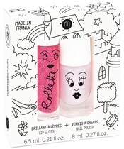 Nailmatic Kids Lip Gloss And Nail Polish Set - Fairytales