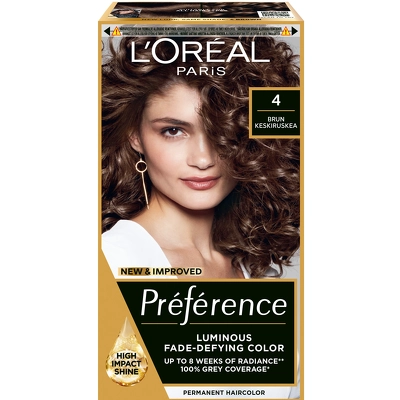 L'Oréal Paris Préférence Permanent Hair Color - 4 Brown