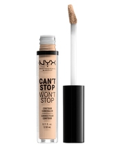 NYX Prof. Makeup Can't Stop Won't Stop Contour Concealer 3,5 ml - Vanilla 