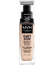 NYX Prof. Makeup Can't Stop Won't Stop Foundation 30 ml - Light Porcelain