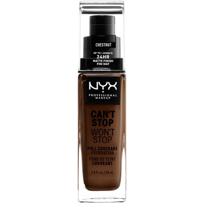 NYX Prof. Makeup Can't Stop Won't Stop Foundation 30 ml - Chestnut (U)