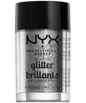NYX Prof. Makeup Face & Body Glitter Brillants 2,5 gr. - Silver