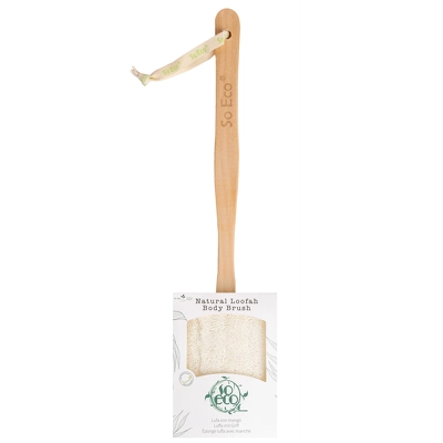 So Eco Flat Loofah Wooden Handle