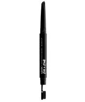NYX Prof. Makeup Fill & Fluff Eyebrow Pomade Pencil 0,2 gr. - Black 