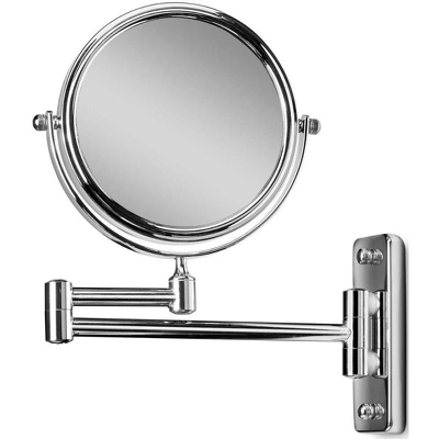 Gillian Jones Wall Mirror W/ Arm - Chrome 10248