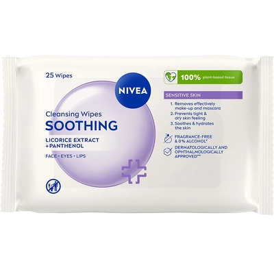 Nivea Sensitive Cleansing Wipes 25 Wipes