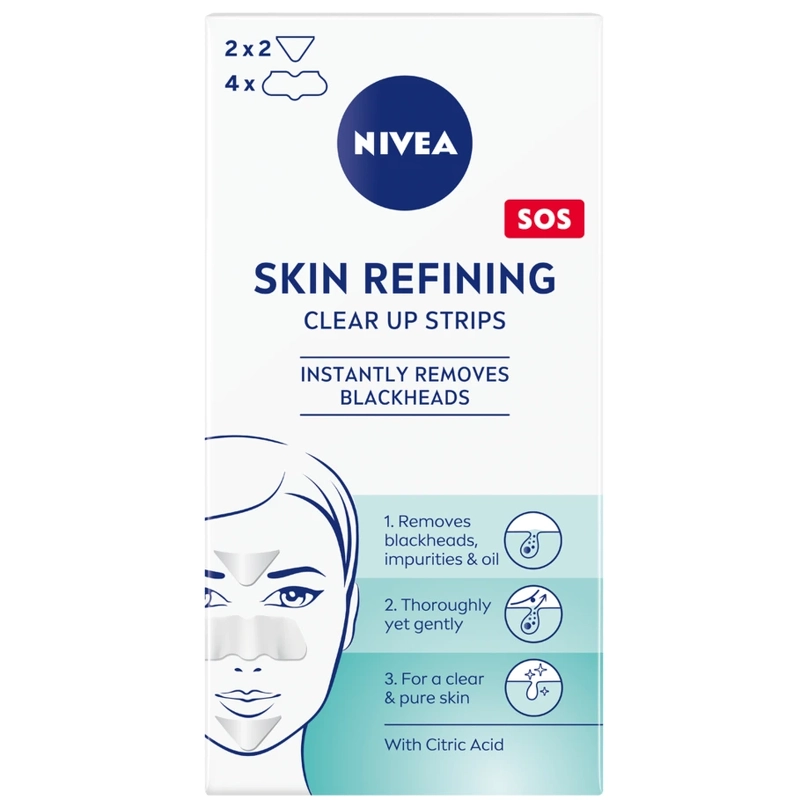 Nivea Skin Refining Clear-Up Strips 6 Pieces