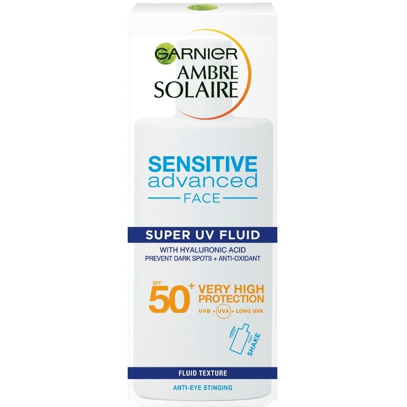 Garnier Ambre Solaire Sensitive Advanced Face Super UV Fluid SPF 50+ - 40