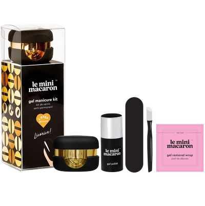 Le Mini Macaron Gel Manicure Kit - Licorice