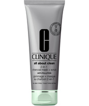 Clinique All About Clean 2-in-1 Charcoal Mask + Scrub 100 ml