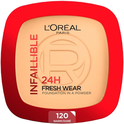 L'Oréal Paris Cosmetics Infaillible 24h Fresh Wear Powder Foundation 9 g - 120 Warm