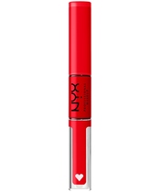 NYX Prof. Makeup Shine Loud High Pigment Lip Shine 3,4 ml - Rebel In Red