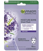 Garnier Skinactive Moisture Bomb Tissue Mask Lavendel 1 Piece