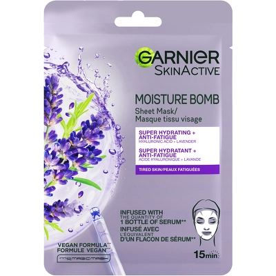 Garnier Skinactive Moisture Bomb Super Hydrating & Anti-Fatigue Sheet Mask
