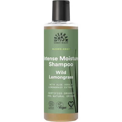 Urtekram Blown Away Intense Moisture Shampoo Wild Lemongrass 250 ml