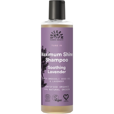Urtekram Tune In Maximum Shine Shampoo Soothing Lavender 250 ml
