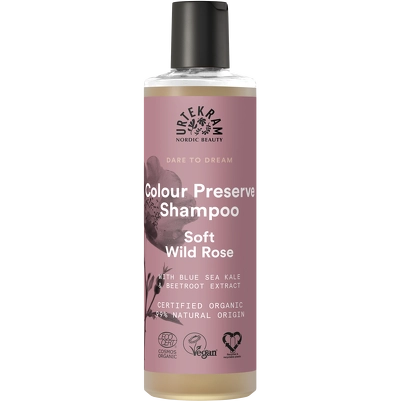Urtekram Dare To Dream Color Preserve Shampoo Soft Wild Rose 250 ml