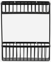 House Doctor Bath Basket Double - Black