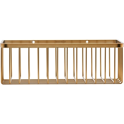 House Doctor Bath Basket - Brushed Brass