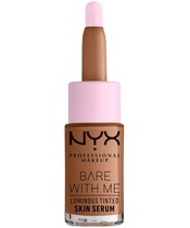 NYX Prof. Makeup Bare With Me Luminous Skin Serum 12,6 ml - Medium Deep