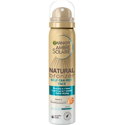 Garnier Ambre Solaire Natural Bronzer Self Tan Mist Face - Dark 75 ml