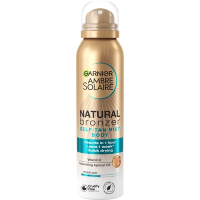 Garnier Natural Bronzer Self Tan Mist Body Medium 150 ml