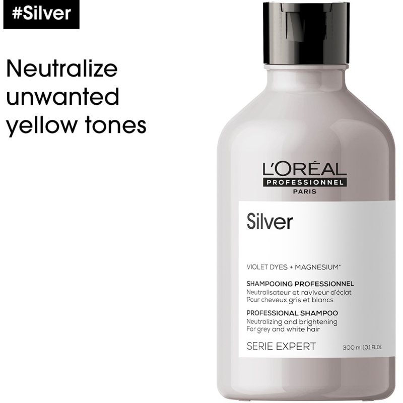 sædvanligt Indstilling portugisisk L'Oréal Pro Serie Expert Silver Shampoo 300 ml - Se her - Nicehair.dk