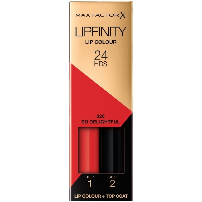 Max Factor Lipfinity 2-step Long Lasting Lipstick 2.3 ml + 1.9 g - 026 Delightful