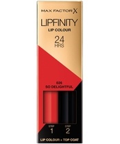 Max Factor Lipfinity 2-step Long Lasting Lipstick 2.3 ml + 1.9 g - 026 Delightful
