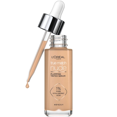 L'Oréal Paris Cosmetics True Match Nude Plumping Tinted Serum 30 ml - No. 4-5 Medium