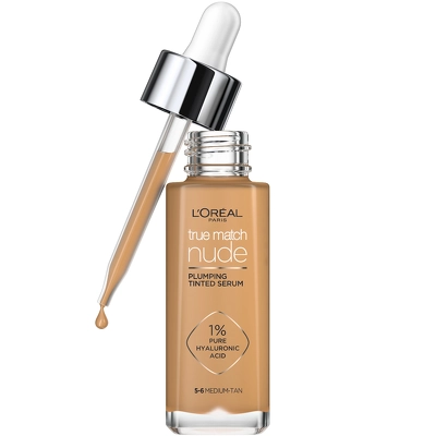L'Oréal Paris Cosmetics True Match Nude Plumping Tinted Serum 30 ml- No. 5-6 Medium-Tan