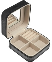 Gillian Jones Jewelry Box Travel - Black 11060-00