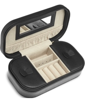 Gillian Jones Jewelry Box Travel Large - Black 11061-00