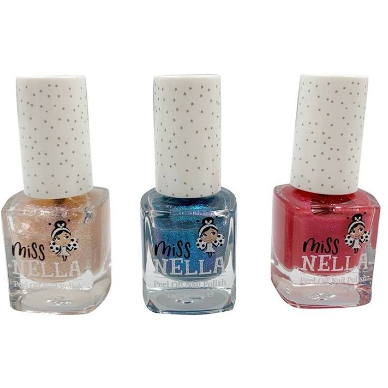 thumbnail image 2 of Miss Nella Glitter MANICUTE- Kids Nail Kit 2 Miss Nella Peel Off Polish, Nail Stickers, Tattoos, Nail Filer & Toe Separators- All Designed Foe Children Hands & Toes 2 of 14