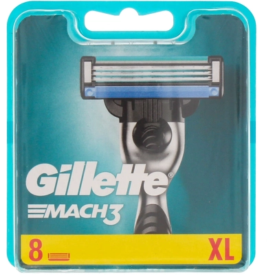 Gillette Mach3 Blades 8 Pieces