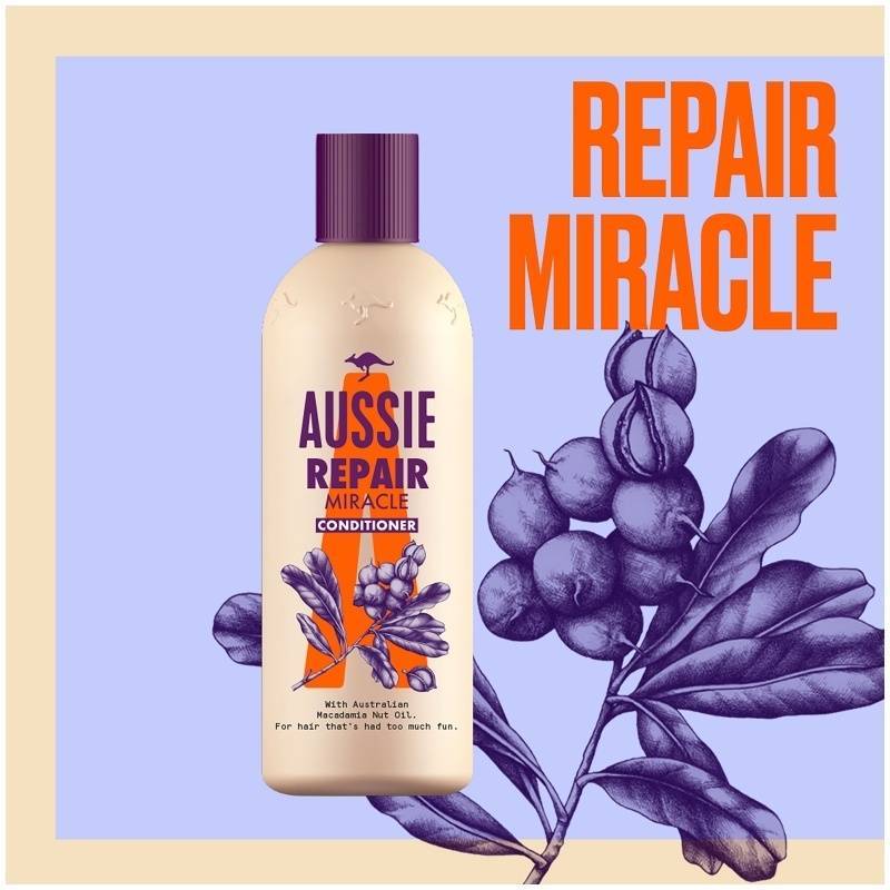 Aussie Repair Miracle Conditioner 250 ml Effektiv Nicehair.dk