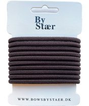 By Stær Hairtie - 10 Pieces - Dark Brown 