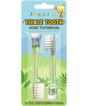 Jack N' Jill Replacement Brushes Tickle Tooth Sonic - 2 Pack