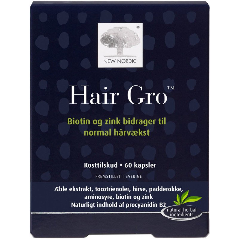 New Nordic Hair Gro 60 Pieces