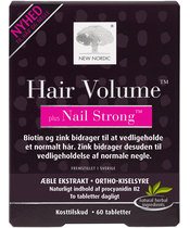 New Nordic Hair Volume Plus Nail Strong 60 Pieces 