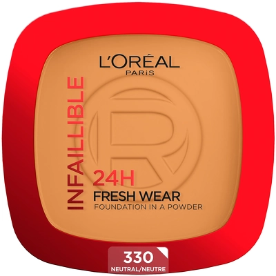 L'Oréal Paris Infaillible 24h Fresh Wear Powder Foundation 9 g - 330 Warm