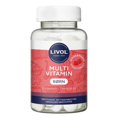 Livol Multi Total Børn Jordbær 150 Pieces