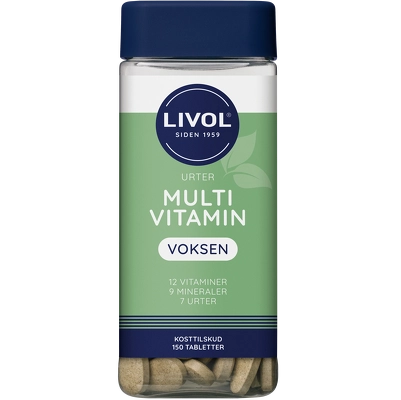 Livol Multivitamin m. Urter 150 Pieces
