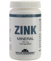 Natur Drogeriet Zink 22 mg 100 Pieces